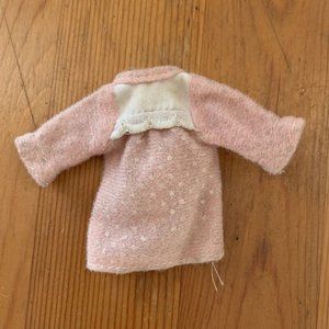 Vintage 1980's Kenner Strawberry Shortcake Pink White Polka Dot Soft Doll Dress